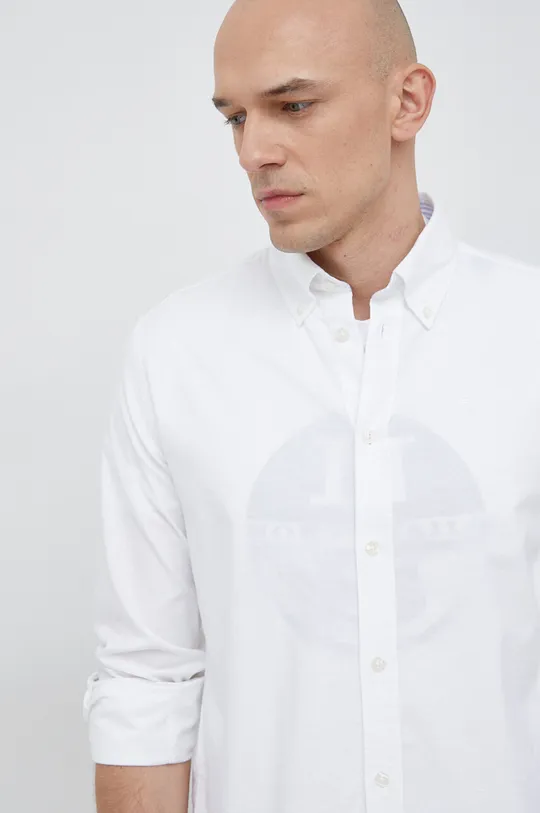 λευκό Βαμβακερό πουκάμισο North Sails Ανδρικά