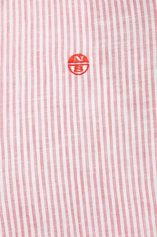 North Sails koszula lniana różowy