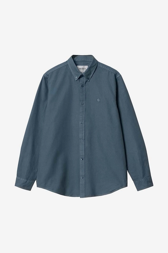 niebieski Carhartt WIP koszula bawełniana Bolton Shirt