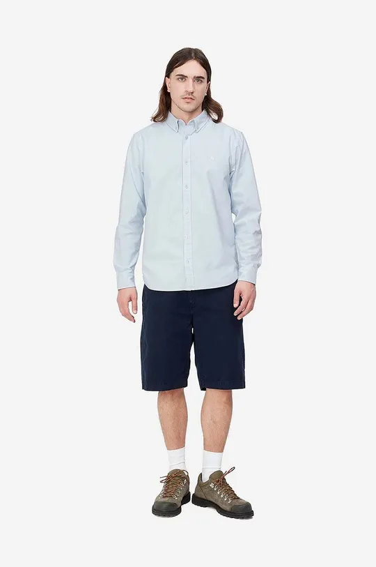 tirkizna Pamučna košulja Carhartt WIP Bolton Shirt Muški