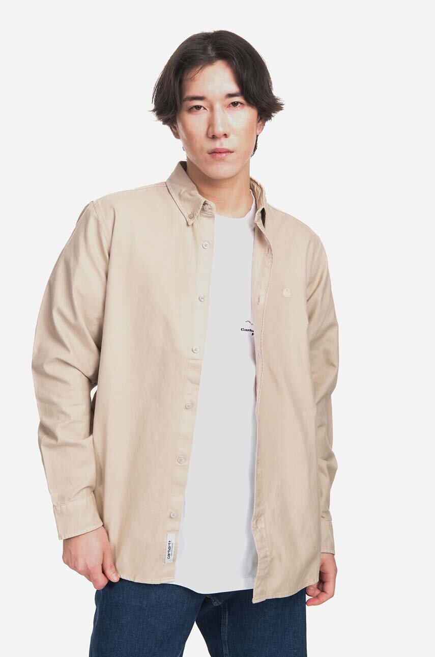 beige Carhartt WIP cotton shirt Bolton Shirt Men’s