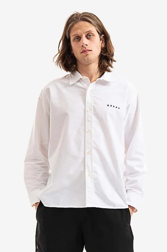 Хлопковая рубашка Edwin Big Ox-Shirt LS