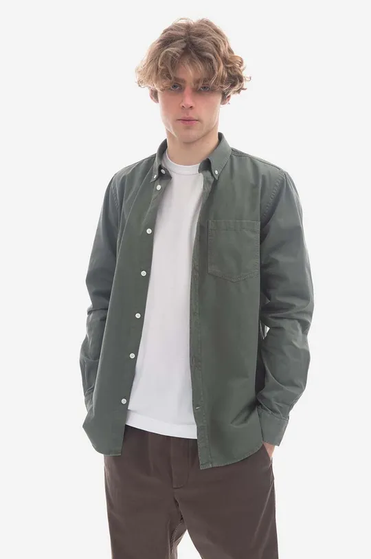 green Norse Projects cotton shirt Anton Light Twill Men’s
