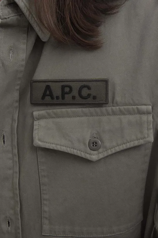 бежов Памучна риза A.P.C. Mainline