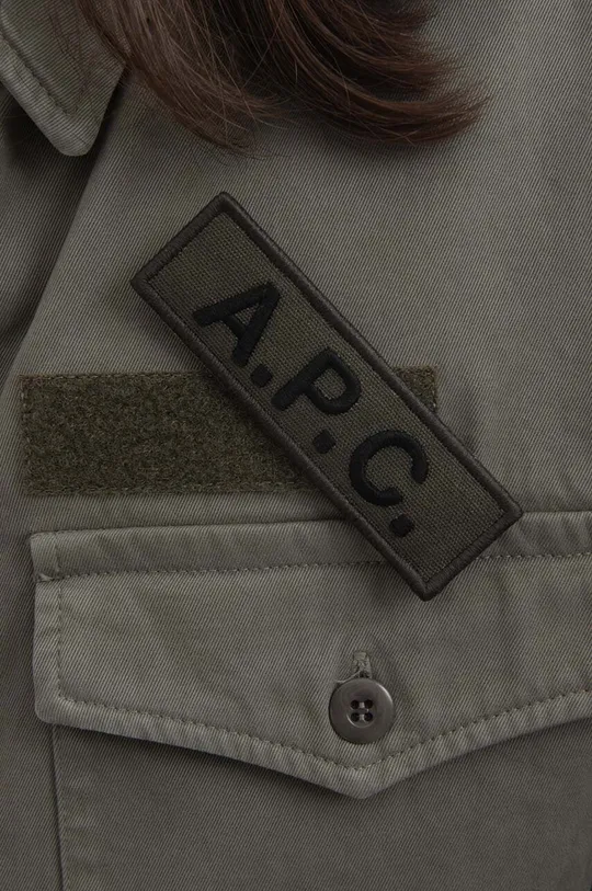 Хлопковая рубашка A.P.C. Mainline Мужской