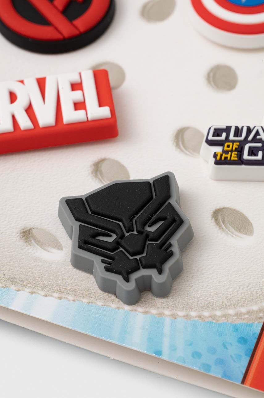 Odznaky na topánky Crocs x Marvel 5-pak viacfarebná