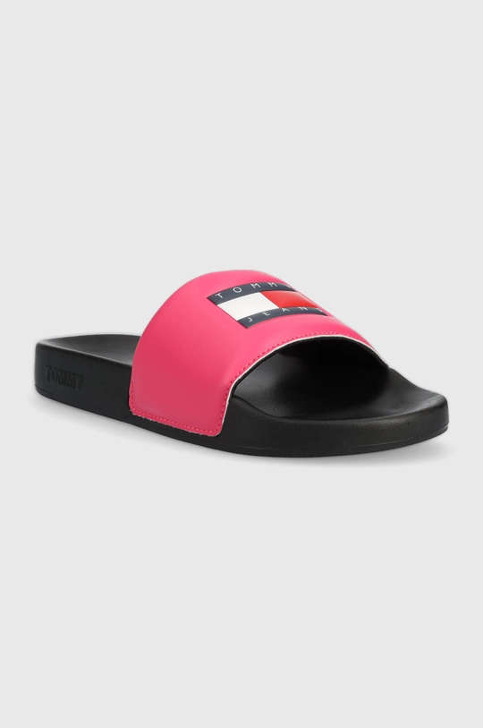 Παντόφλες Tommy Jeans en0en02063 wmns print pool slide ροζ