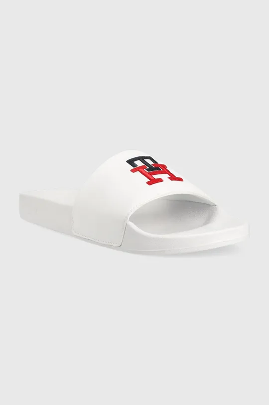 Παντόφλες Tommy Hilfiger Fw0fw06833 Th Essential Slide λευκό