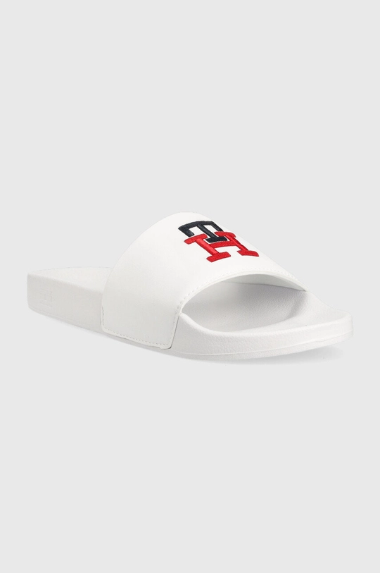 Tommy Hilfiger klapki FW0FW06833 TH ESSENTIAL SLIDE biały