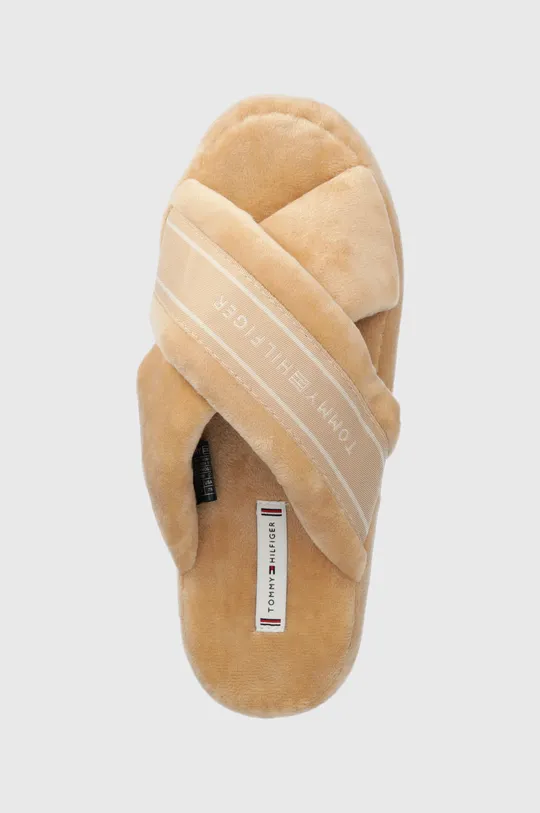 béžová Papuče Tommy Hilfiger Comfy Home Slippers With Straps