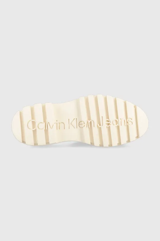 Calvin Klein Jeans klapki TOOTHY COMBAT SANDAL WEBBING Damski