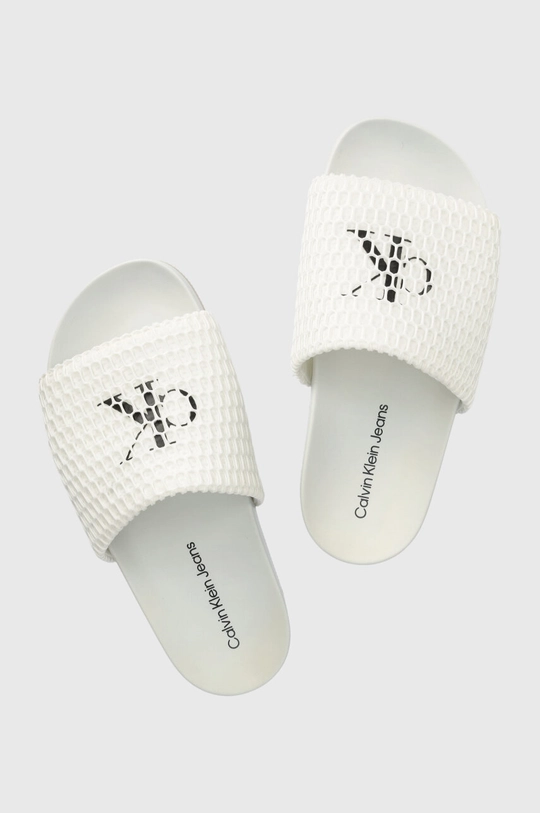 білий Шльопанці Calvin Klein Jeans COMFORT SANDAL OVERSIZED MESH Жіночий