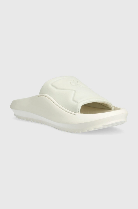 Calvin Klein Jeans klapki HYBRID SANDAL HIGH/LOW FREQ WN biały