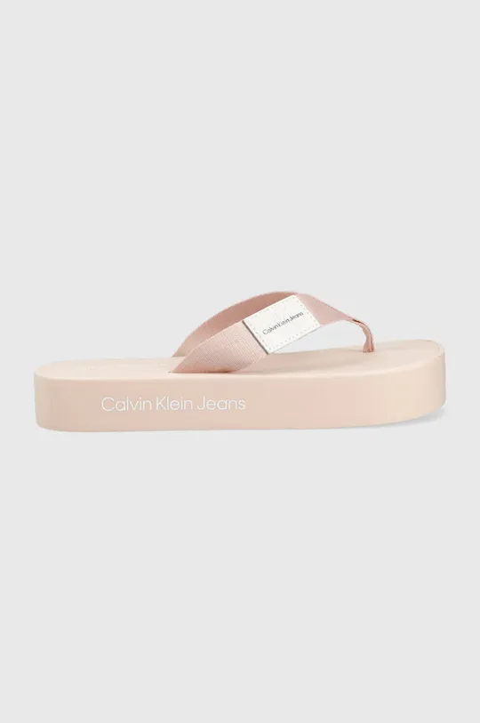 rózsaszín Calvin Klein Jeans flip-flop FLATFORM FLIPFLOP Női