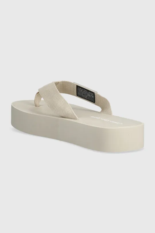 Σαγιονάρες Calvin Klein Jeans FLATFORM FLIPFLOP  Πάνω μέρος: Υφαντικό υλικό Εσωτερικό: Συνθετικό ύφασμα, Υφαντικό υλικό Σόλα: Συνθετικό ύφασμα