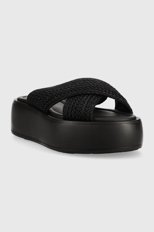 Natikače Calvin Klein BUBBLE SLIDE - WOVEN crna