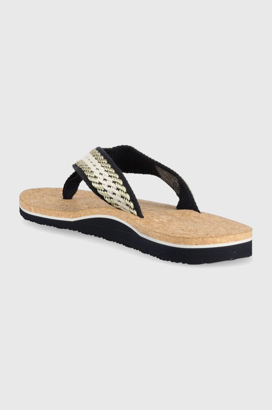 Tommy Hilfiger japonki TH CORK SANDAL Cholewka: Materiał tekstylny, Wnętrze: Materiał syntetyczny, Materiał tekstylny, Podeszwa: Materiał syntetyczny