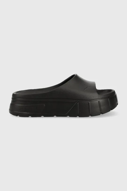 black Puma sliders Mayze Stack Injex Women’s