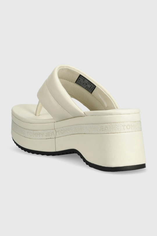 Tommy Jeans japonki skórzane SANDAL PADDED Cholewka: Skóra naturalna, Wnętrze: Materiał syntetyczny, Podeszwa: Materiał syntetyczny