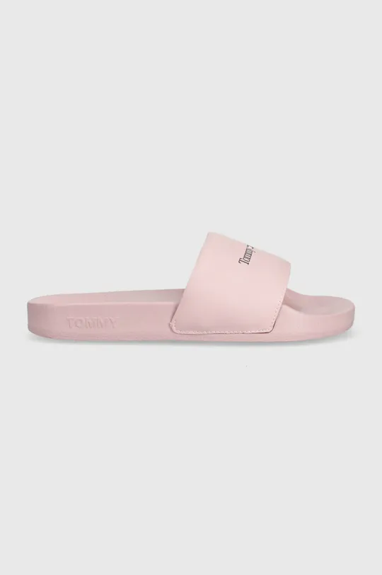 ροζ Παντόφλες Tommy Jeans PRINTED PU POOL SLD Γυναικεία