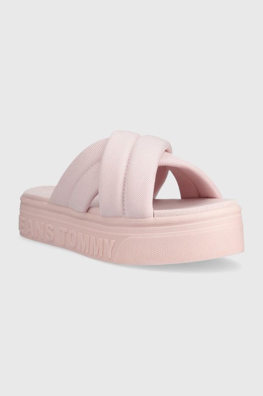 Pantofle Tommy Jeans pastelově růžová