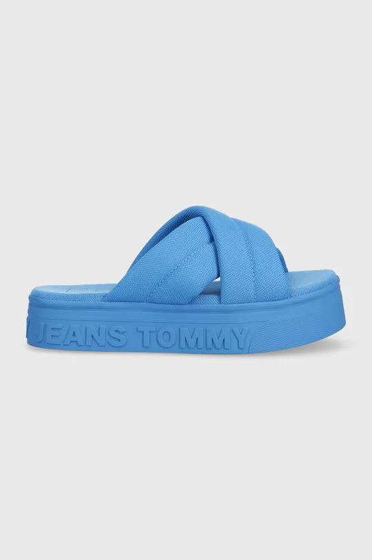 μπλε Παντόφλες Tommy Jeans Γυναικεία