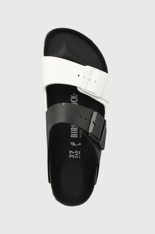 black Birkenstock sliders Arizona Split