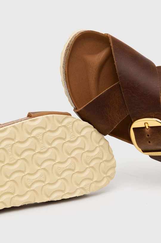 smeđa Kožne natikače Birkenstock Siena Big Buckle