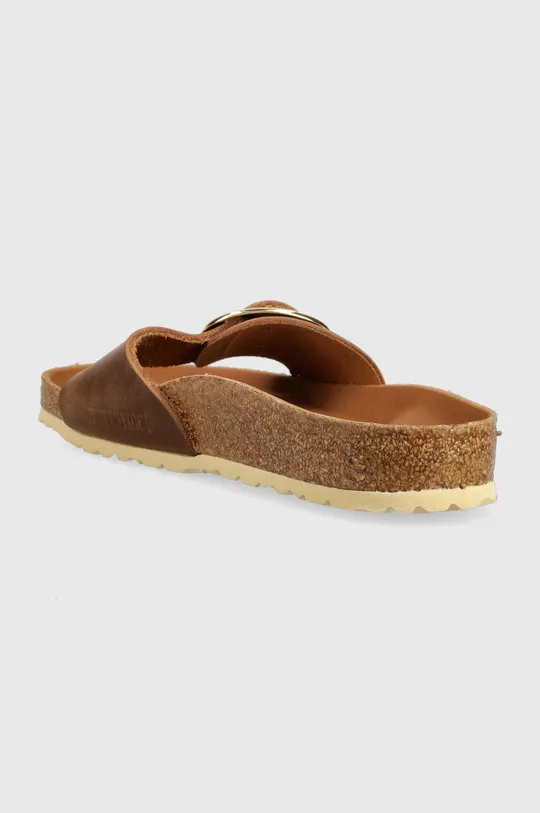 Kožne natikače Birkenstock MADRID BIG BUCKLE  Vanjski dio: Prirodna koža Unutrašnji dio: Prirodna koža Potplat: Sintetički materijal