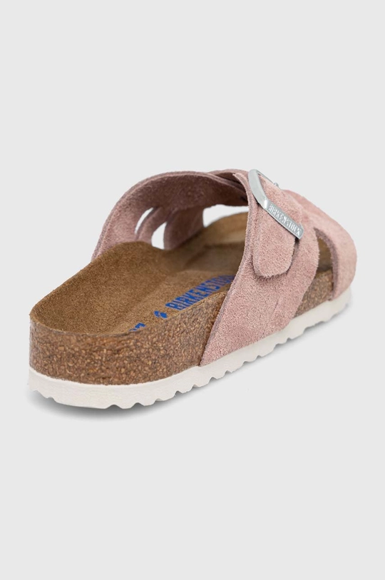 Semišové šľapky Birkenstock LUGANO SFB  Zvršok: Semišová koža Vnútro: Semišová koža Podrážka: Syntetická látka