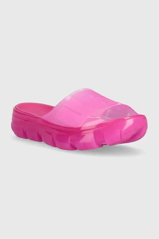 Шльопанці UGG Jella Clear Slide рожевий