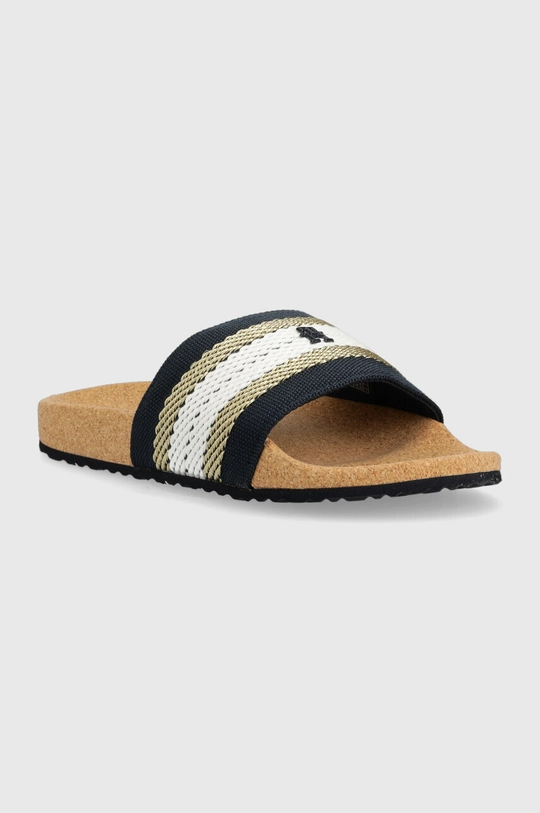 Natikače Tommy Hilfiger TOMMY FRESH WEBBING SLIDE mornarsko plava