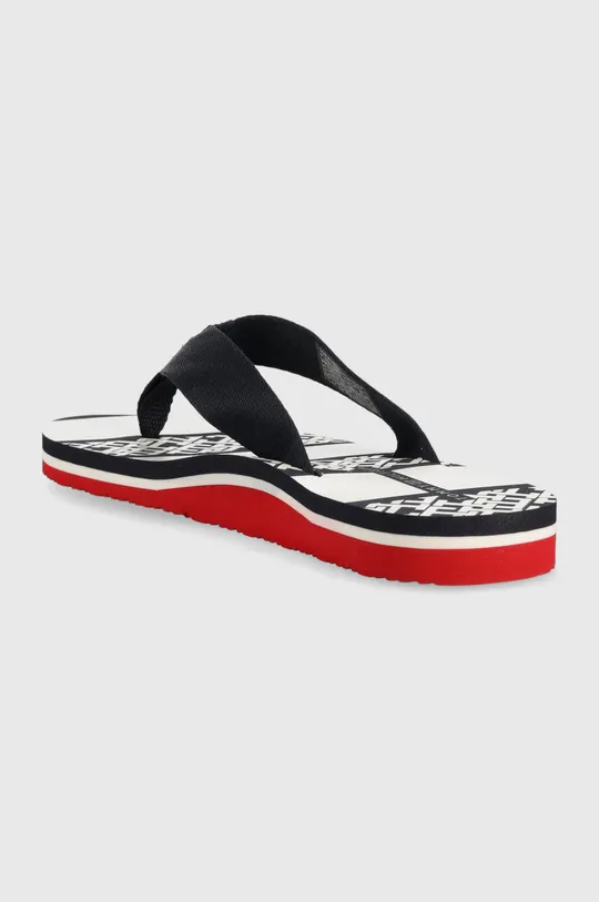 Tommy Hilfiger infradito TH MONOGRAM ESSENTIAL SANDAL Gambale: Materiale tessile Parte interna: Materiale sintetico, Materiale tessile Suola: Materiale sintetico