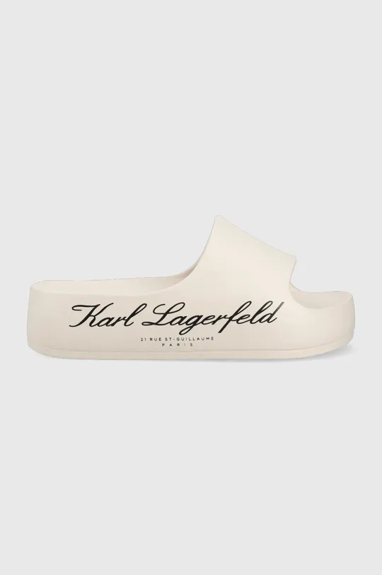 béžová Šľapky Karl Lagerfeld KOBO II Dámsky