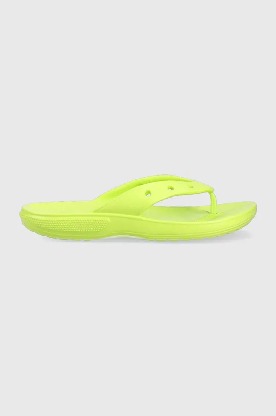 žlutě zelená Žabky Crocs Classic Flip Dámský