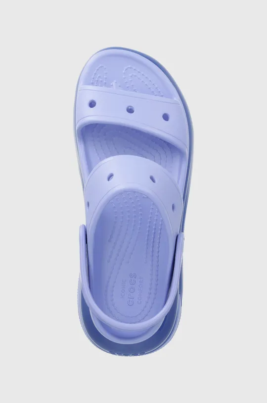 violet Crocs sliders Classic Mega Crush sandal