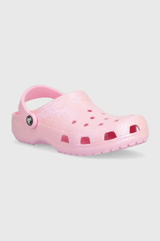 Шлепанцы Crocs Classic Glitter Clog розовый