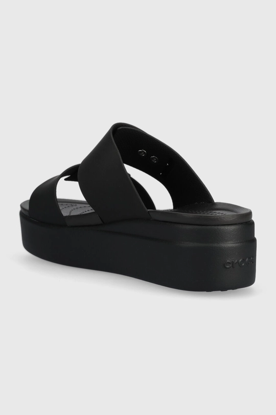 Šľapky Crocs Brooklyn Low Wedge Sandal  Zvršok: Syntetická látka Vnútro: Syntetická látka Podrážka: Syntetická látka