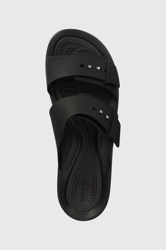 чорний Шльопанці Crocs Brooklyn Low Wedge Sandal