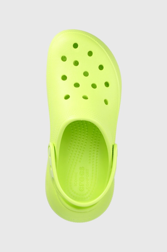 зелений Шльопанці Crocs Classic Crush Clog