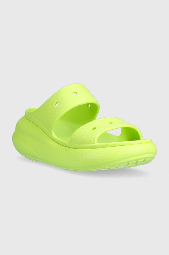 Παντόφλες Crocs CLASSIC CRUSH SANDAL πράσινο