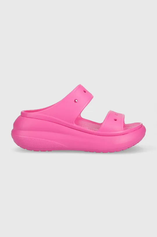 ροζ Παντόφλες Crocs CLASSIC CRUSH SANDAL Γυναικεία