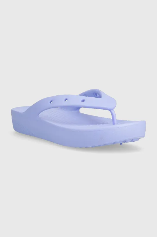 Japonke Crocs Classic Platform Flip vijolična