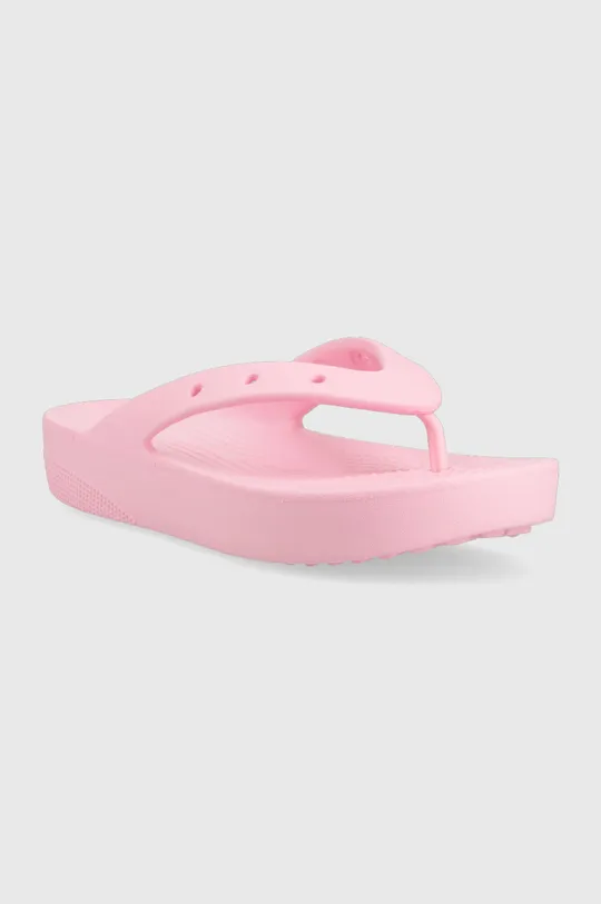 Σαγιονάρες Crocs Classic Platform Flip ροζ