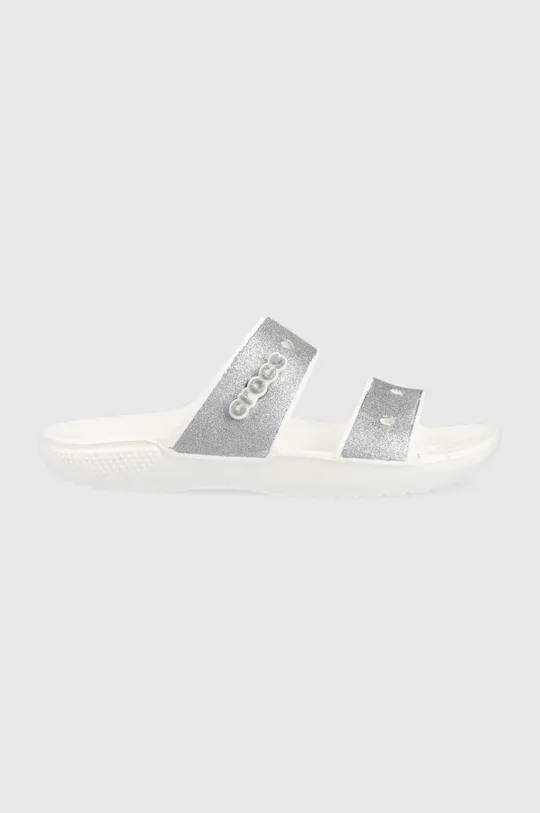 срібний Шльопанці Crocs Classic Glitter II Sandal Жіночий