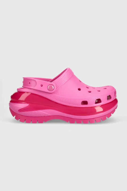 pink Crocs sliders Classic Mega Crush clog Women’s