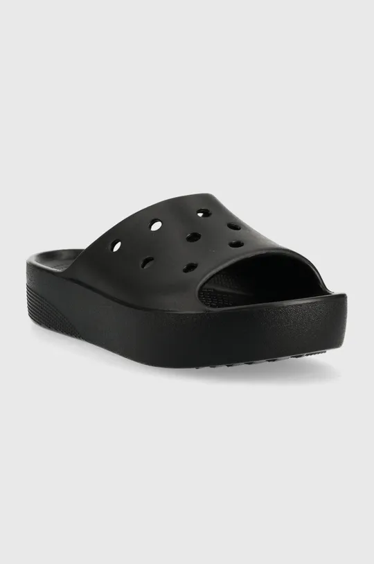 Шлепанцы Crocs Classic Platform Slide чёрный