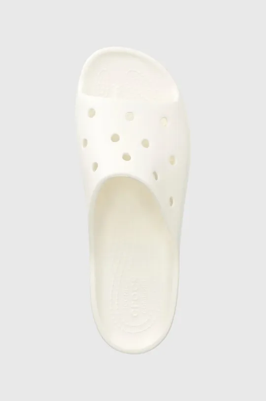 biały Crocs klapki Classic Platform Slide