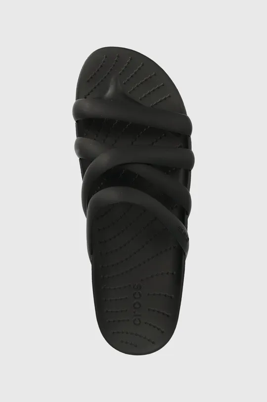 чёрный Шлепанцы Crocs Splash Strappy Sandal
