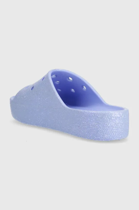 Šľapky Crocs Classic Platforn Glitter Slide  Syntetická látka